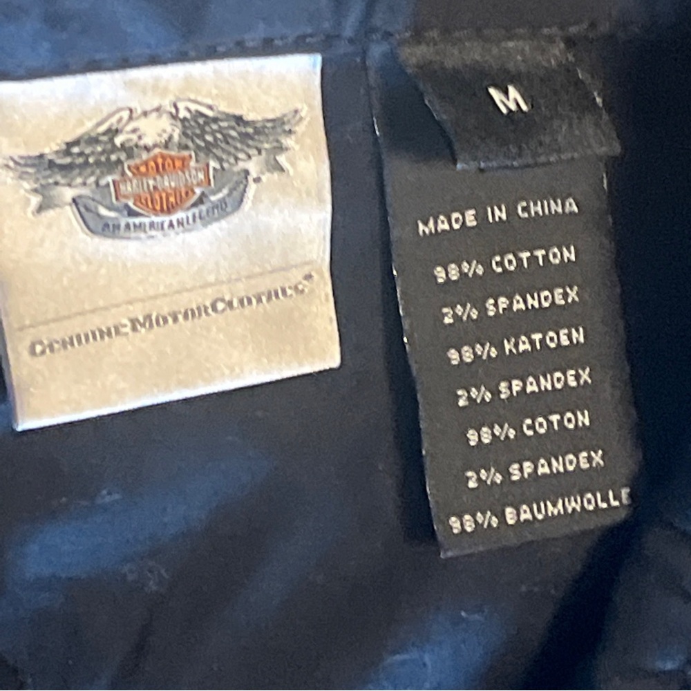 Harley Davidson Women’s Black Biker  Casual Cotton Vest Size M Cute Form Fit - Picture 7 of 14